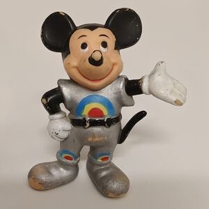 Disney Mickey Mouse Silver and Black Action Figure